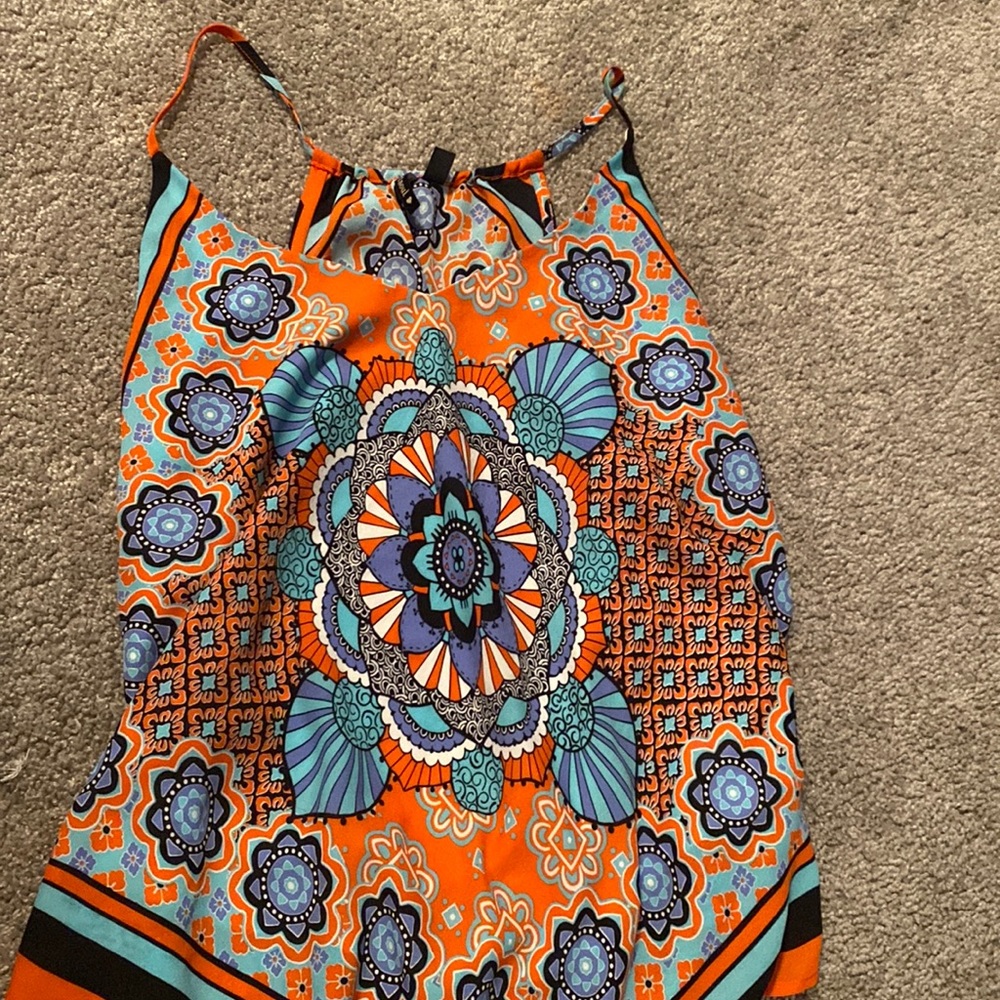 Blouse like tank top